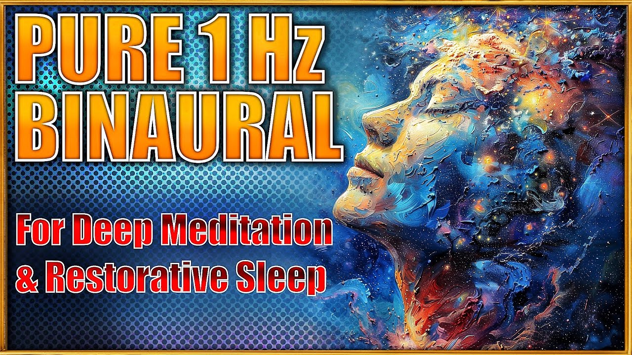 Pure 1 Hz delta waves sleep video thumbnail.