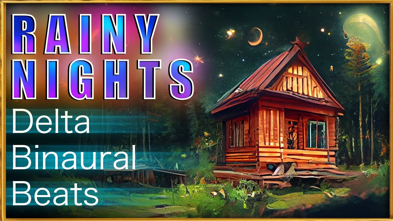Rain sounds for sleeping delta frequency video thumbnail.